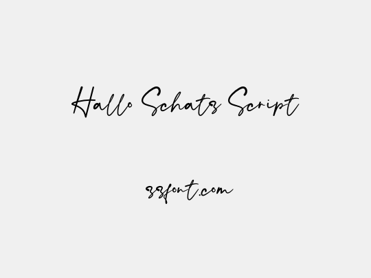 Hallo Schatz Script