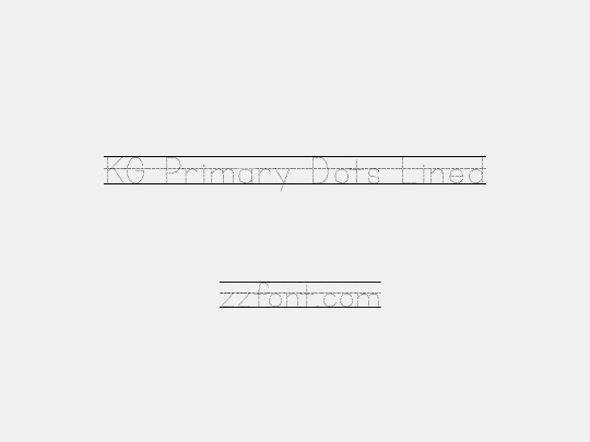 KG Primary Dots Lined
