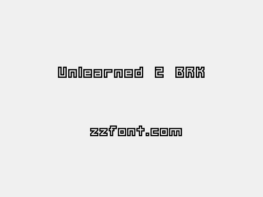 Unlearned 2 BRK