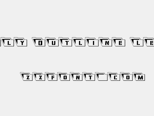 Eyes Only Outline Leftalic