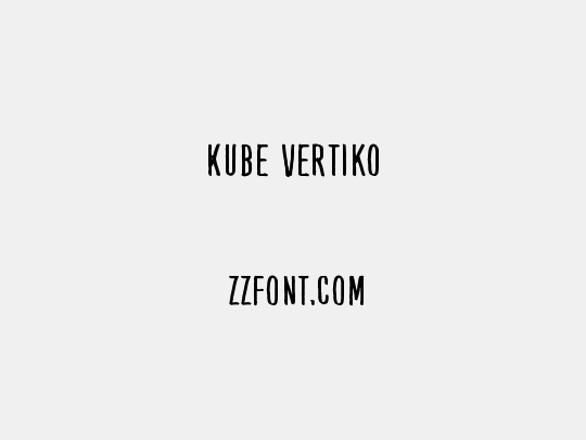 Kube Vertiko