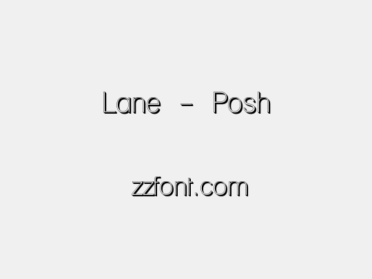 Lane - Posh
