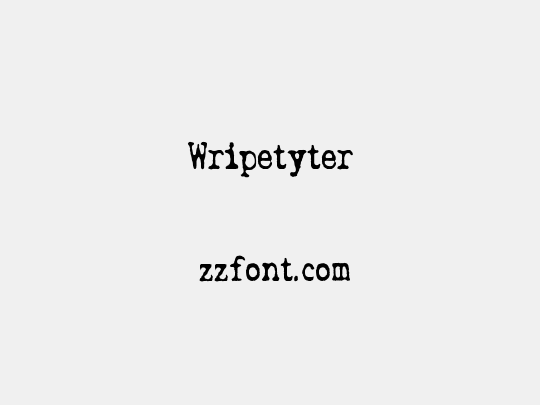 Wripetyter