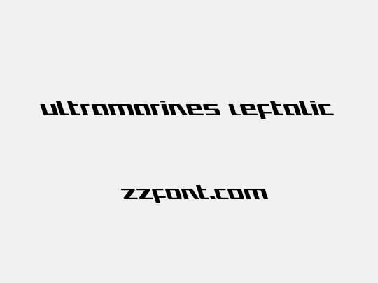 Ultramarines Leftalic