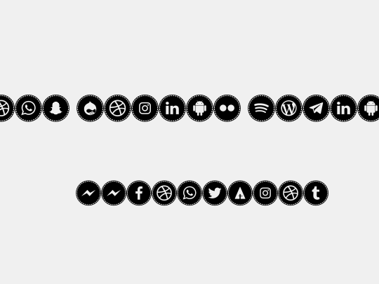 Icons Social Media 16