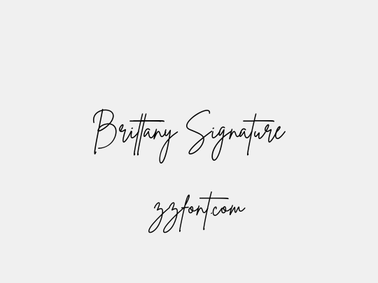 Brittany Signature