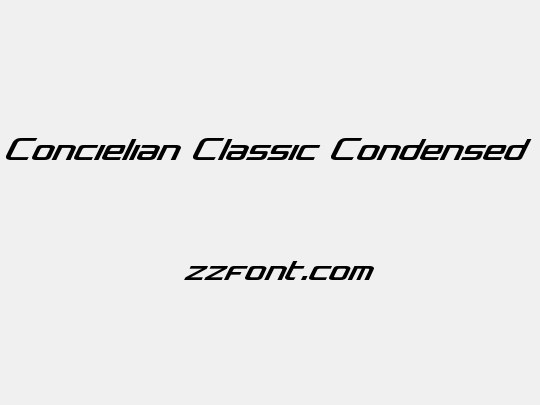 Concielian Classic Condensed
