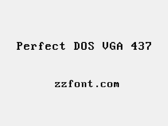 Perfect DOS VGA 437