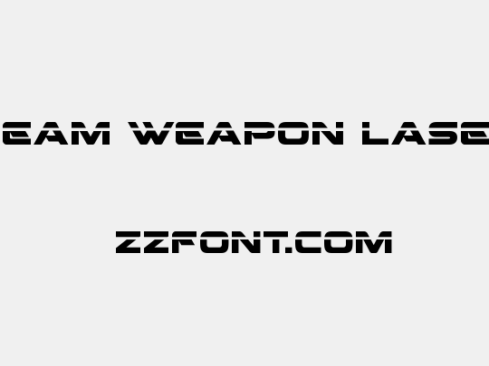 Beam Weapon Laser