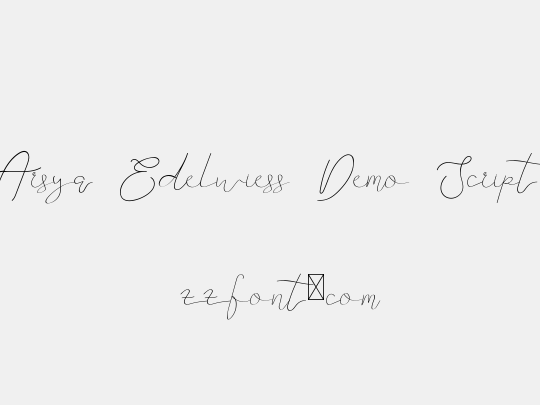 Arsya Edelwiess Demo Script