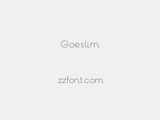 Goeslim