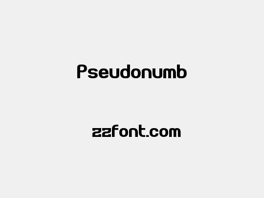 Pseudonumb