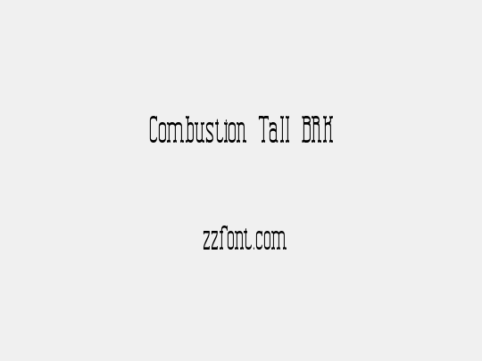 Combustion Tall BRK