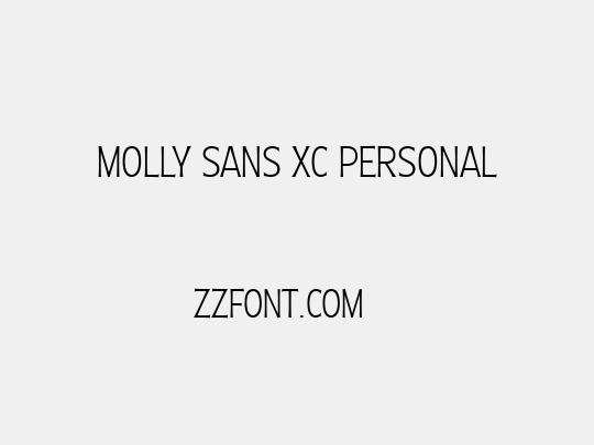 Molly Sans XC PERSONAL