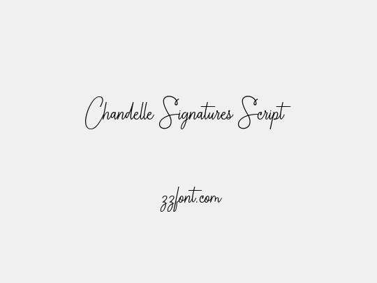 Chandelle Signatures Script