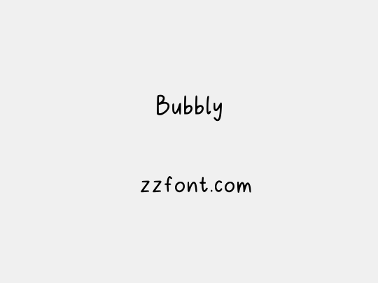 Bubbly