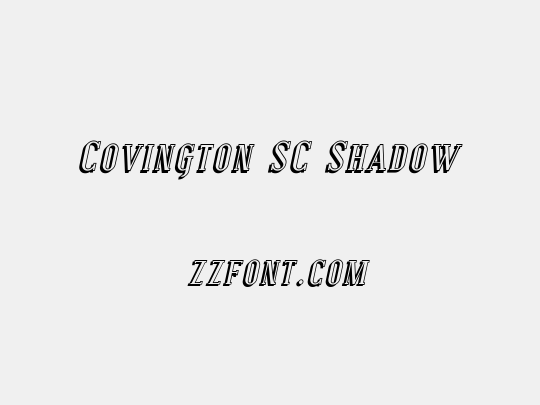 Covington SC Shadow