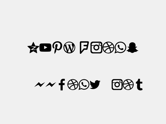 Type Icons