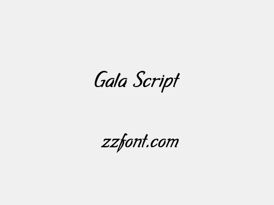 Gala Script