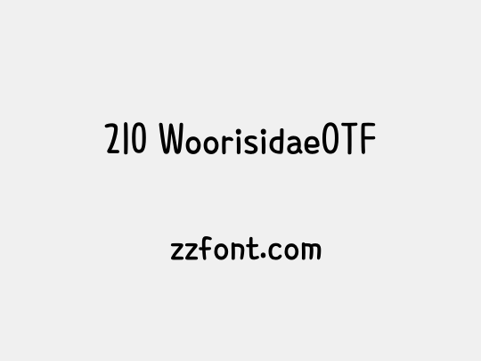 210 WoorisidaeOTF