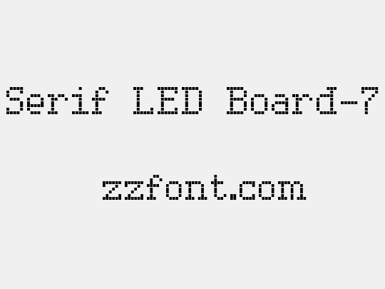 Serif LED Board-7