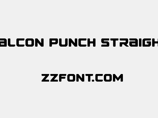 Falcon Punch Straight