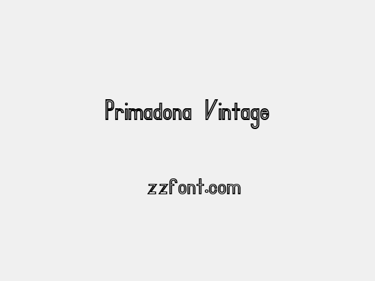 Primadona Vintage