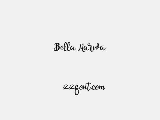 Bella Marwa