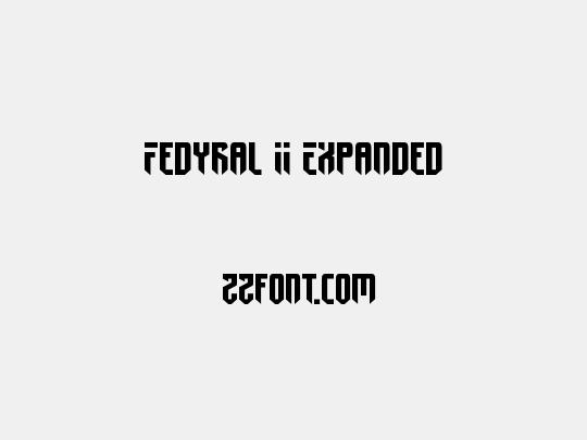 Fedyral II Expanded
