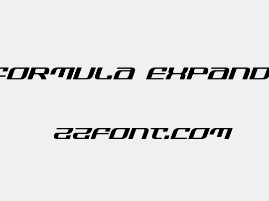 Infinity Formula Expanded Italic