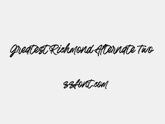 Greatest Richmond Alternate Two
