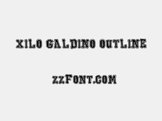 Xilo Galdino Outline