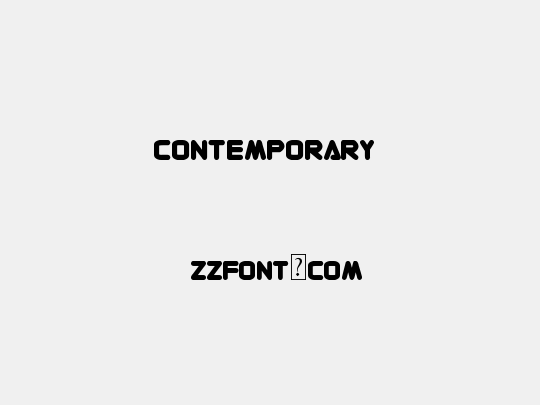 Contemporary 