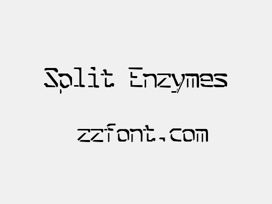 Split Enzymes