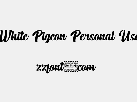 White Pigeon Personal Use