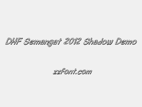 DHF Semangat 2012 Shadow Demo