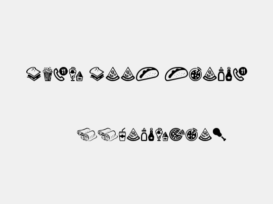 Fast Food Icons