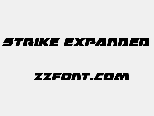 Eagle Strike Expanded Italic