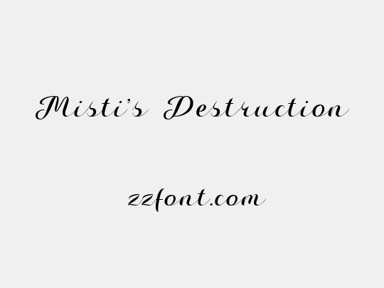 Misti's Destruction