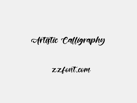 Artistic Calligraphy