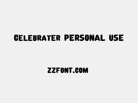 Celebrater PERSONAL USE