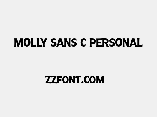 Molly Sans C PERSONAL
