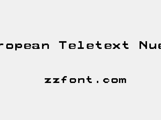 European Teletext Nuevo