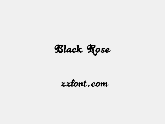 Black Rose