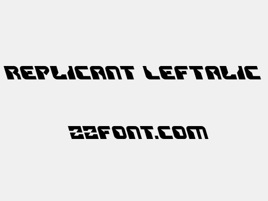 Replicant Leftalic