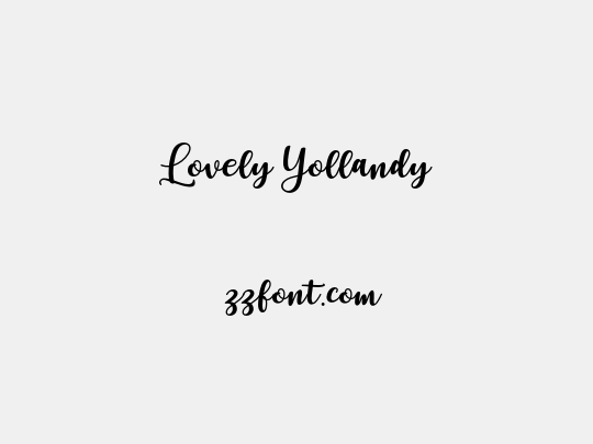 Lovely Yollandy
