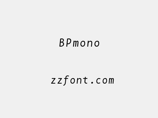 BPmono