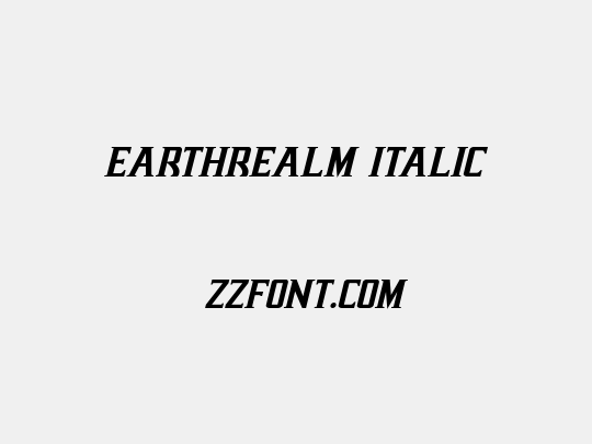 Earthrealm Italic