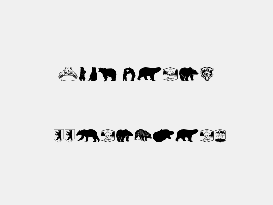 Bear Icons
