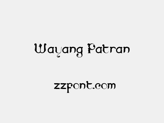 Wayang Patran